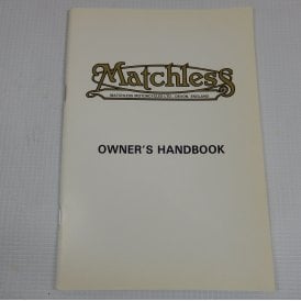 Genuine Original Harris Matchless Owners Handbook OEM No 63-0075