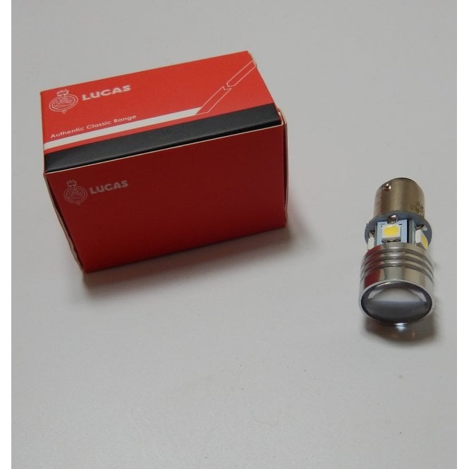 Lucas Lucas Genuine LED BAY15D Stop/Tail Bulb 12V Made in UK