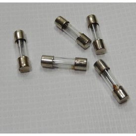 Glass Fuses 7amp Set of Five Short Length 1" for Classic Motorcycle