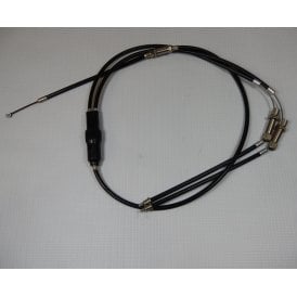 Norton Commando Fastback Throttle Cable Set 2-1 With Junction Box