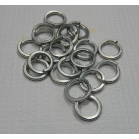 Pack of 20 3/8" BZP Spring Washers Made in UK