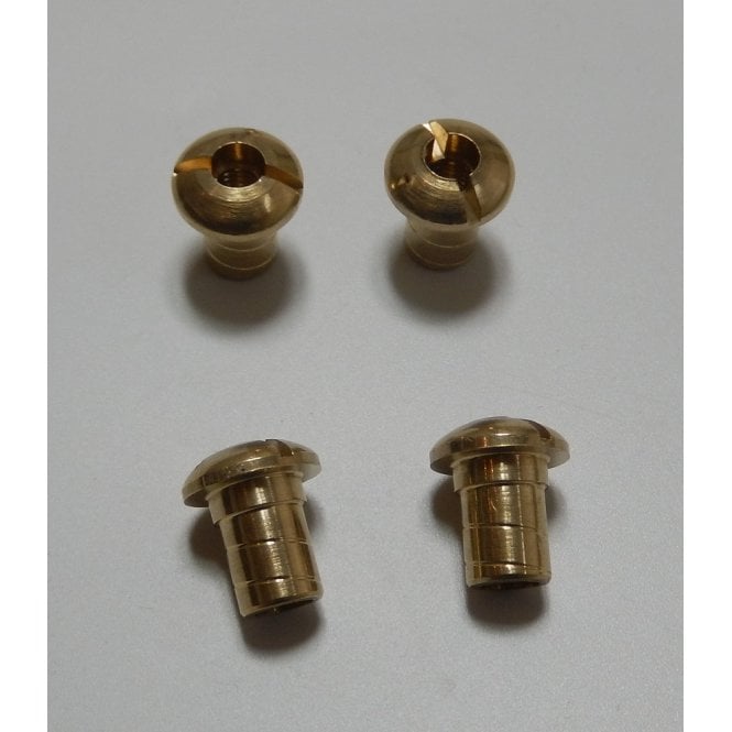 Triumph Triumph / BSA A7, A10 Clutch Brass Locking Nut Set of 4 OEM No 57-2526, 42-3199