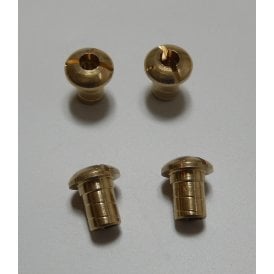 Triumph / BSA A7, A10 Clutch Brass Locking Nut Set of 4 OEM No 57-2526, 42-3199