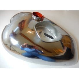 Triumph Pre-Unit 250cc / 350cc Fuel Tank With Panel Cut Out in Chrome