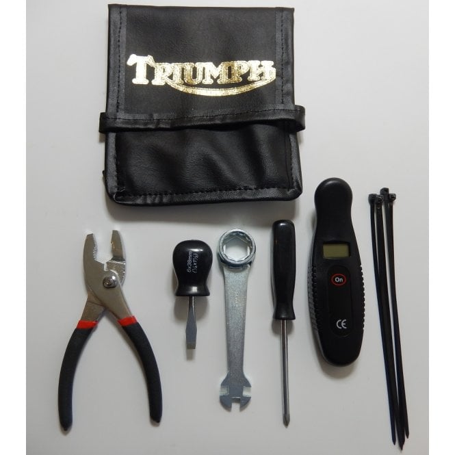 Triumph Triumph Tool Kit & Logo Pouch For Classic Bike Made in UK Roll-up Type